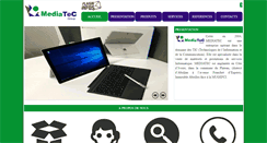 Desktop Screenshot of mediatec-ci.com